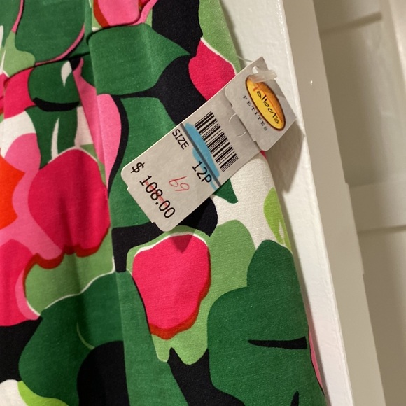 Talbots Petites NWT silk and cotton skirt. Size 12 - Picture 2 of 7